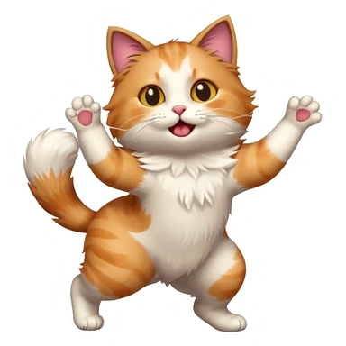 cat dancing sticker