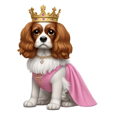 King Charles wearing a pink tutu sticker