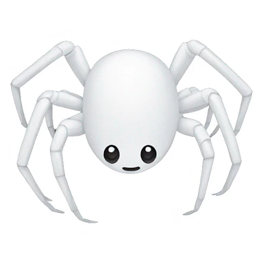 white spider sticker