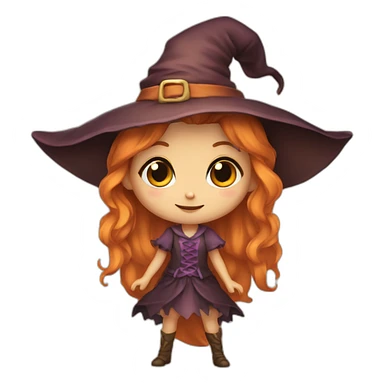 Witch fawn sticker