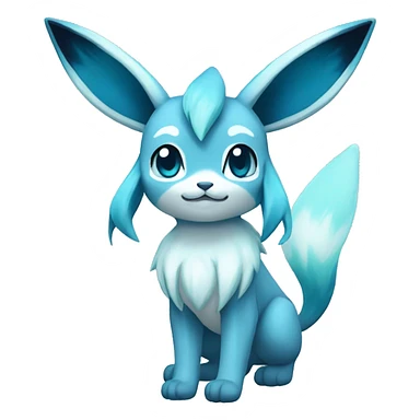 Glaceon full body sticker