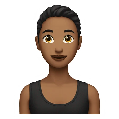 black tank top sticker