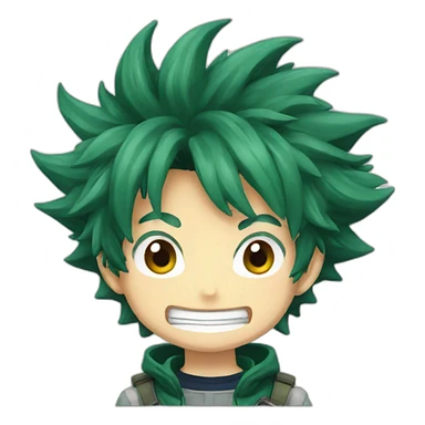 Midoriya sticker