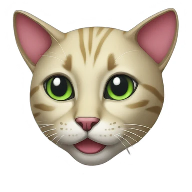 Cyber cat sticker