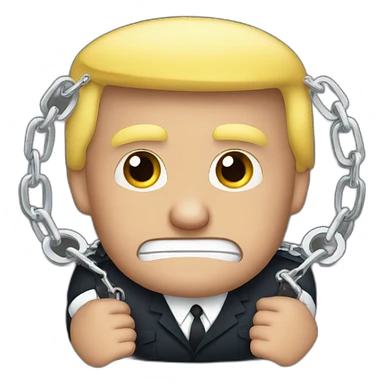 trump-in-handcuffs sticker
