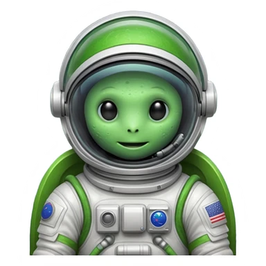 slime alien Astronaut sticker
