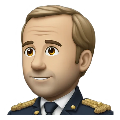 Macron étonné sticker