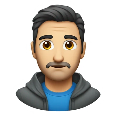 hombre rubio de ojos azules sticker