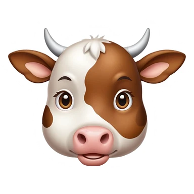 Flying cow  sticker