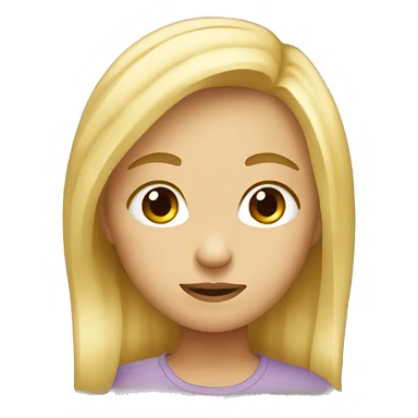 blond girl who don’t know  sticker