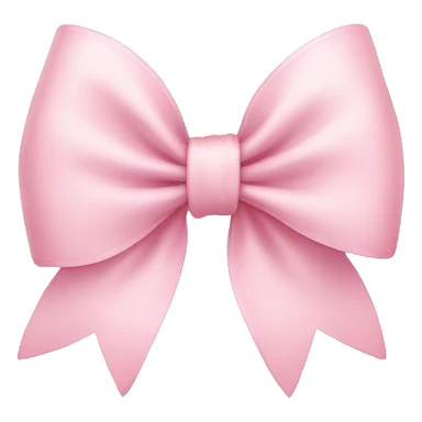Pastel pink bow sticker