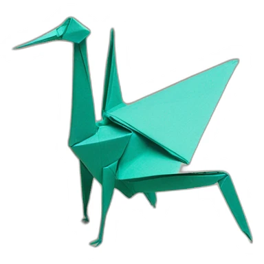 origami grue du japon sticker