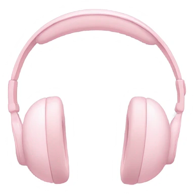 pastel pink headphone sticker
