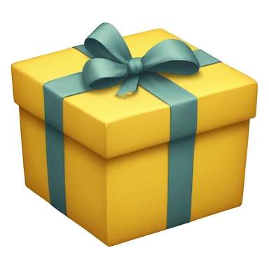 Yellow gift sticker