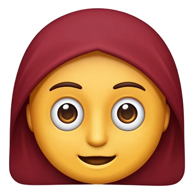 Bordo kalp emoji sticker