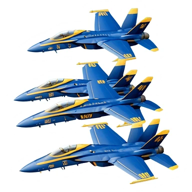 four US Navy Blue Angels f/a-18s flying in diamond formation sticker
