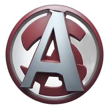A letter of avengers logo sticker