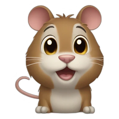 Gus gus and Jack Mouse sticker