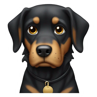 black and tan dog frozen  sticker