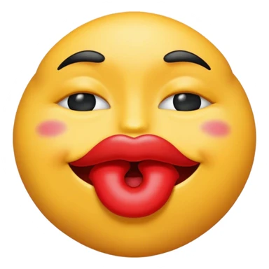 Kiss emoji sticker