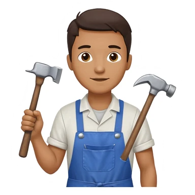 Street Sign Maker man sticker