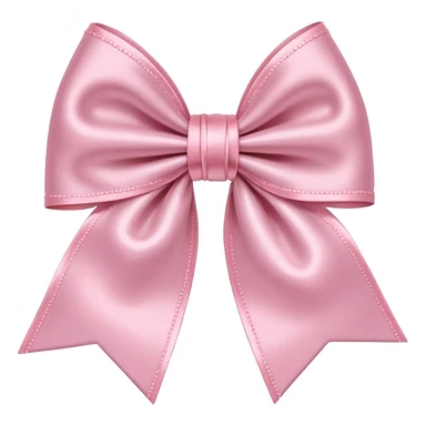Cute light pink bow  sticker