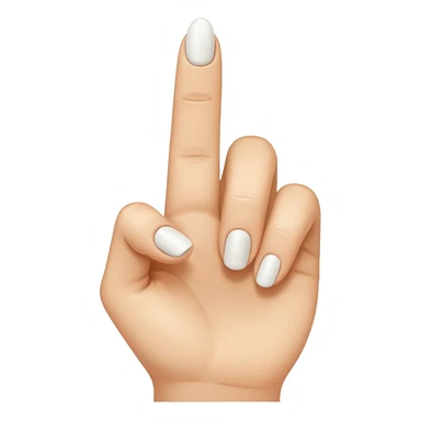 index finger sticker