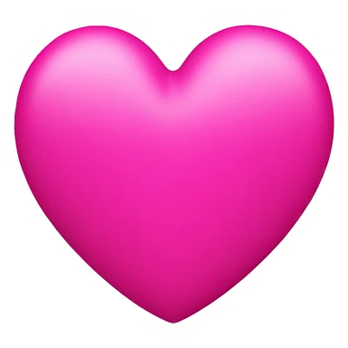 Hot pink heart  sticker