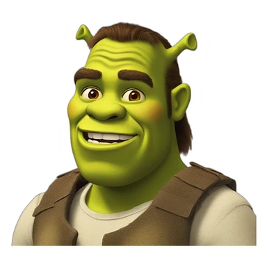 Shrek in mod giga chad  sticker