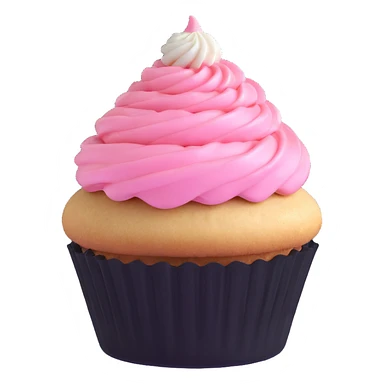cupcake with pink icing sticker