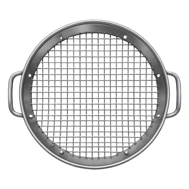 Sieve made from steel wire mesh sticker