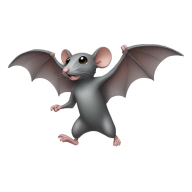 flying rat sticker