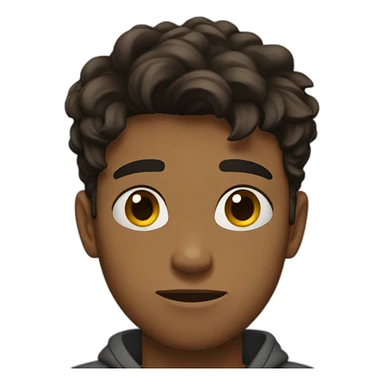 18 years old boy sad full body sticker