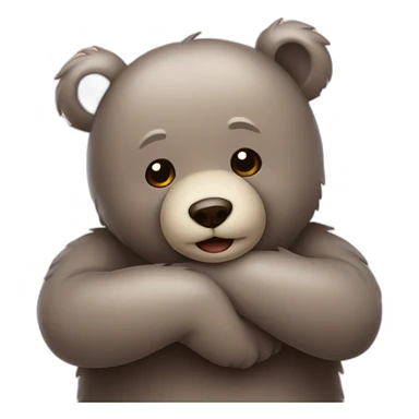 hug bear sticker