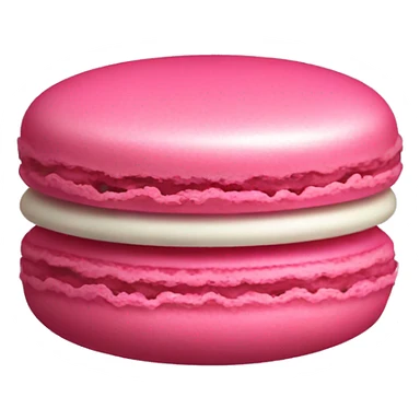 pink macaron sticker