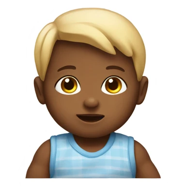 Emoji baby boy sticker