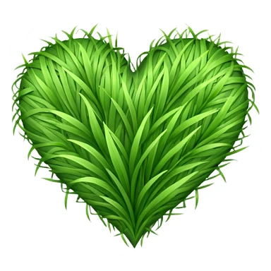 Coração verde erva doce sticker