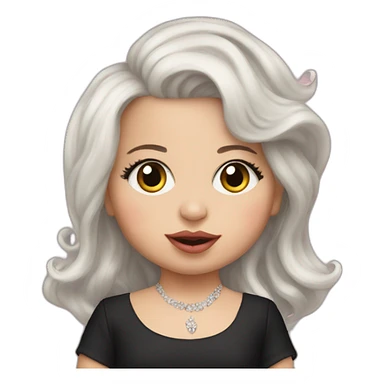 Lady Gaga as a baby sticker