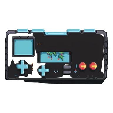 retro gaming banner sticker