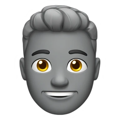 Chat rieur gris  sticker