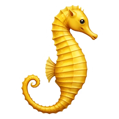 Finally, the seahorse emoji sticker