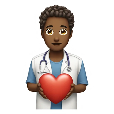 Healing heart sticker