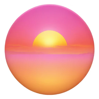 Beautiful sunrise  sticker