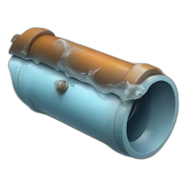 Pipe Water leak sticker