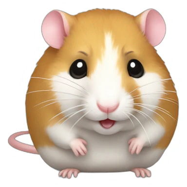 hamster rat sticker
