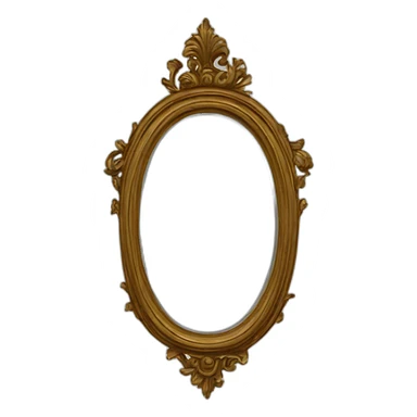 A victorian mirror sticker
