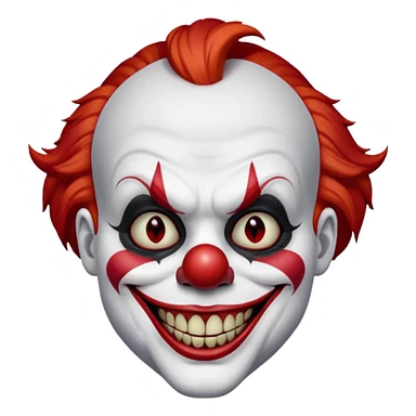 Scary clown  sticker