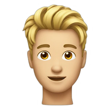 Hair style short sticker