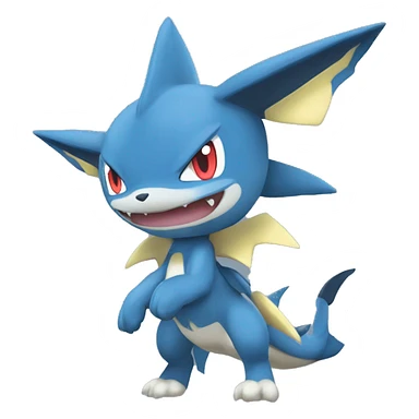 Sharpedo-Gabite-Lucario-Salamence full body sticker