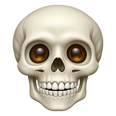Mewing skeleton sticker